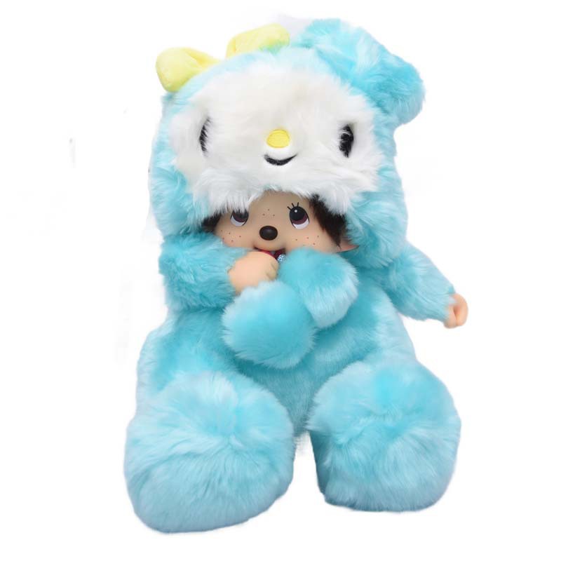 兔子挂件/毛绒玩具/鬼灭之刃/钩织/蒙奇奇白底实物图