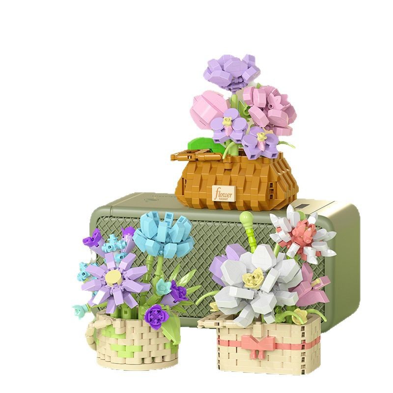 圣诞花环/木花/夏威夷花环/手指海胆/柳条编织篮白底实物图