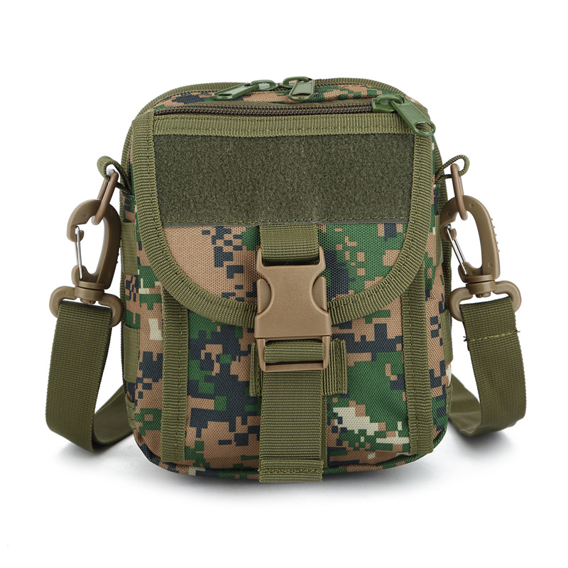 Apron mobile phone bag, men's single-shoulder crossbody bag, camouflage tactical waist bag, multi-purpose outdoor sports small crossbody bag Specification image