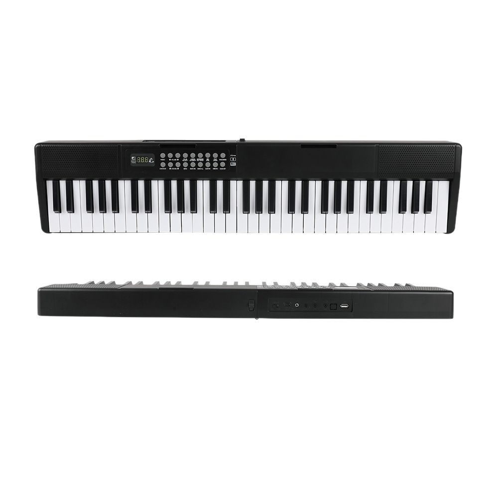 Cross-border 61-key folding electronic organ, portable multi-functional plastic electronic organ, home practice smart keyboard piano Item Picture