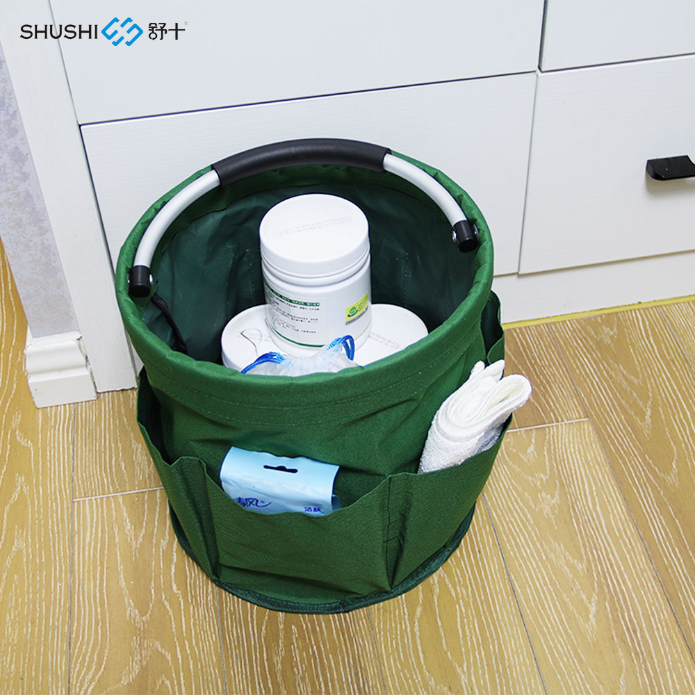 批发创意宝宝奶粉尿不湿收纳袋便携可折叠工具篮多功能手提储物篮