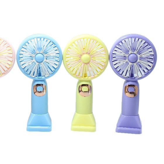 HX13 Summer New handheld fan Portable student desktop USB rechargeable mini fan Item Picture