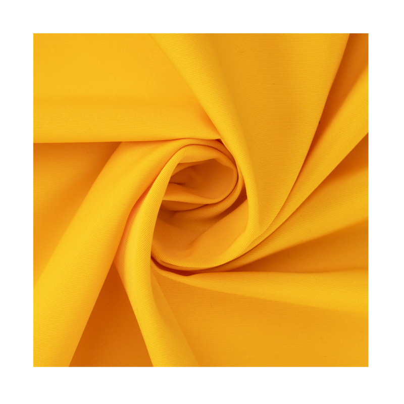 大鹅同款派克服面料保暖防泼水校服布料染色防风羽绒服布料涤纶布白底实物图