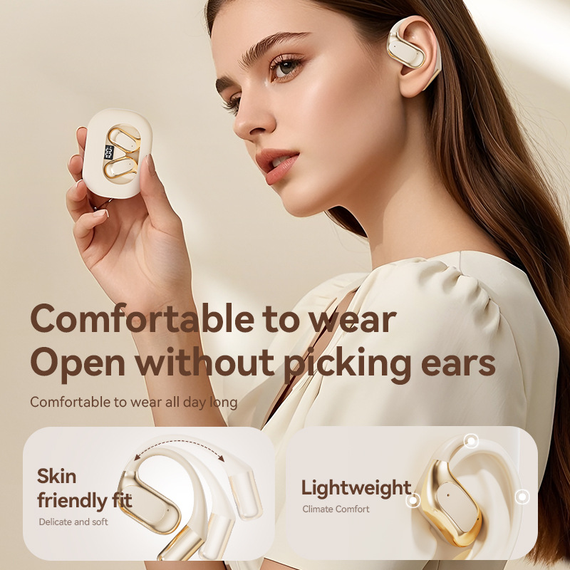 M115OWS wireless headphones dual-ear private mold Factory 2025 Blue Tooth Hua High-fidelity Stereo noise-cancelling ear-hanging style Application Scenario