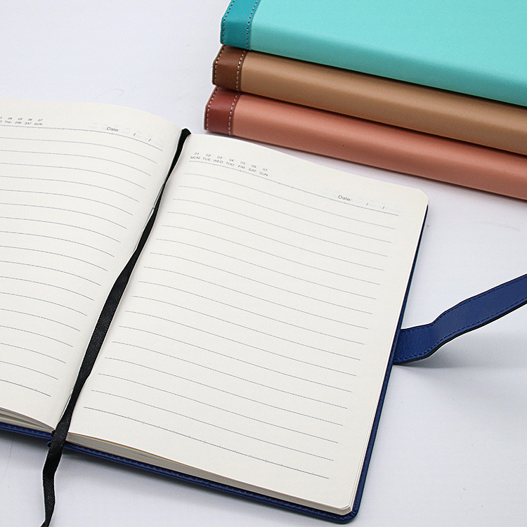 Yalong Cross-border 2023 manufactures A5 leather diary notebooks for students and office workers details Picture