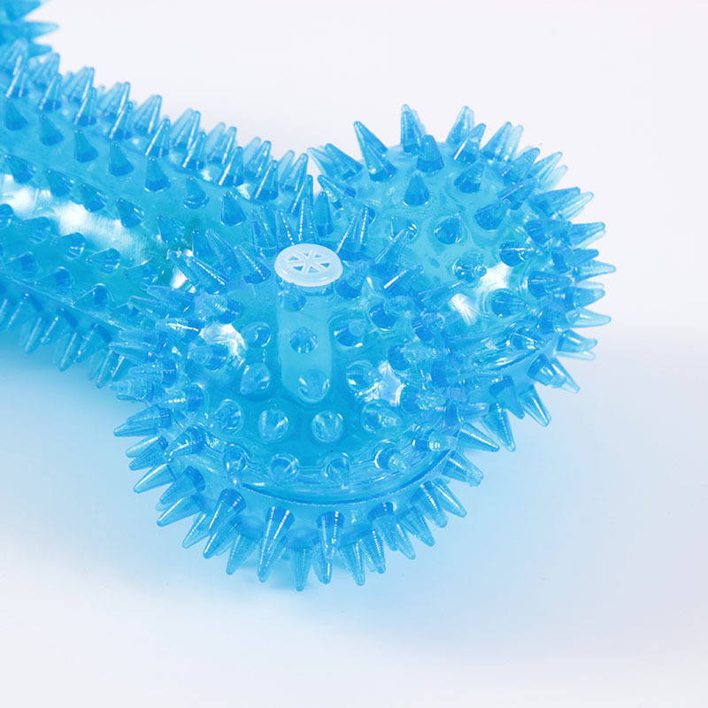 厂家直销宠物玩具狗狗骨头TRP闪光玩具磨牙洁齿耐咬发声骨头现货产品图