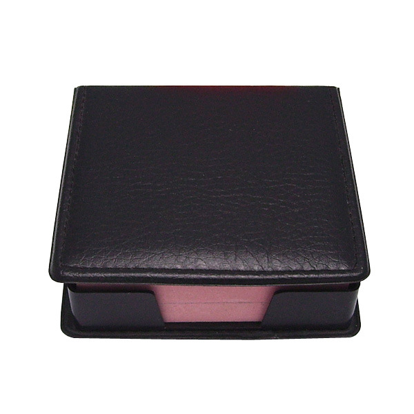 【 Factory Direct Sales 】 Leather box, sticky note box, advertising office promotion gift, can be printed with logo full figure