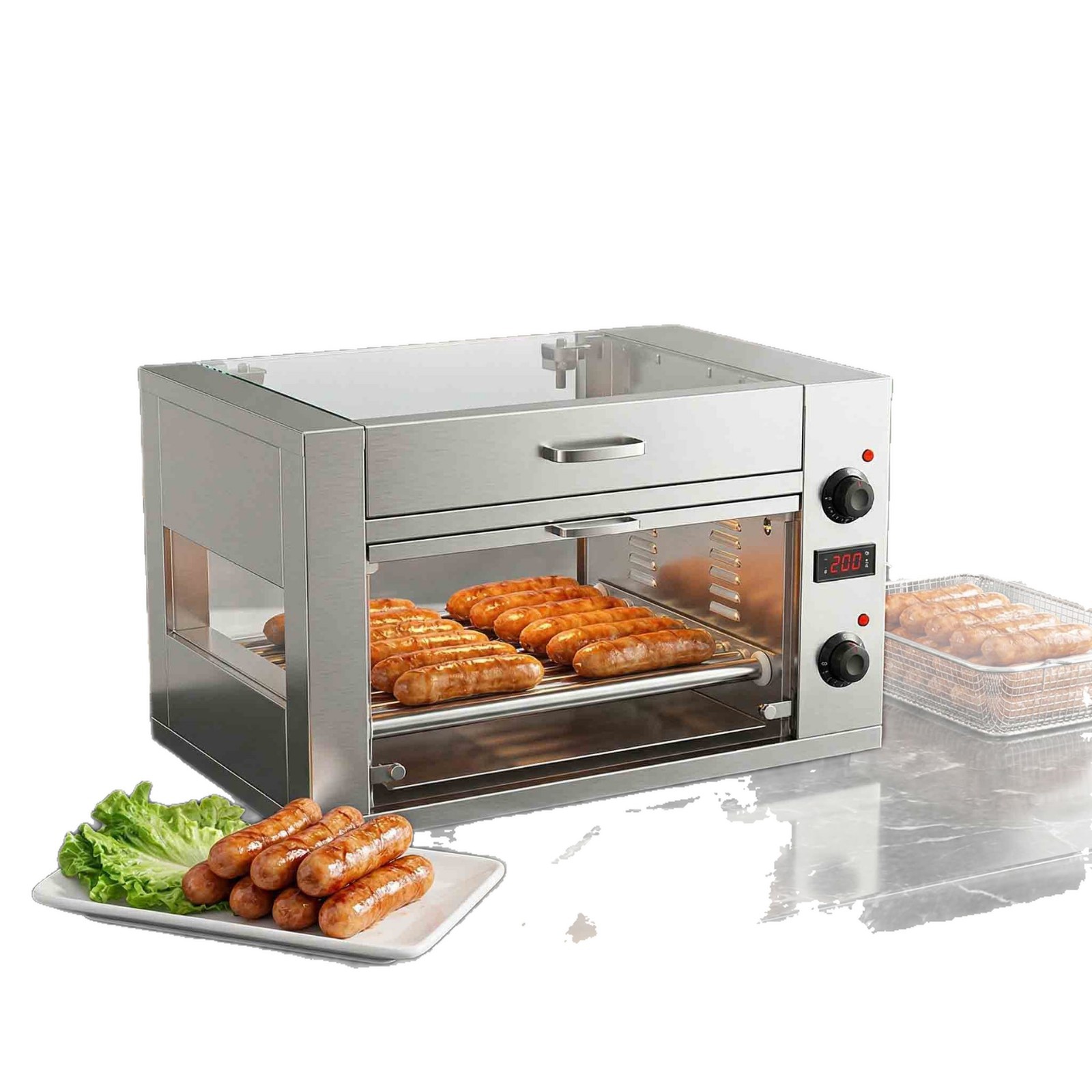 烧烤炉/烧烤架子/烧烤架/烧烤/烤炉白底实物图