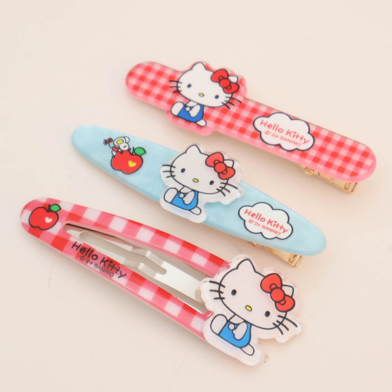 发夹/发饰/发卡/抓夹/亚克力儿童发夹细节图