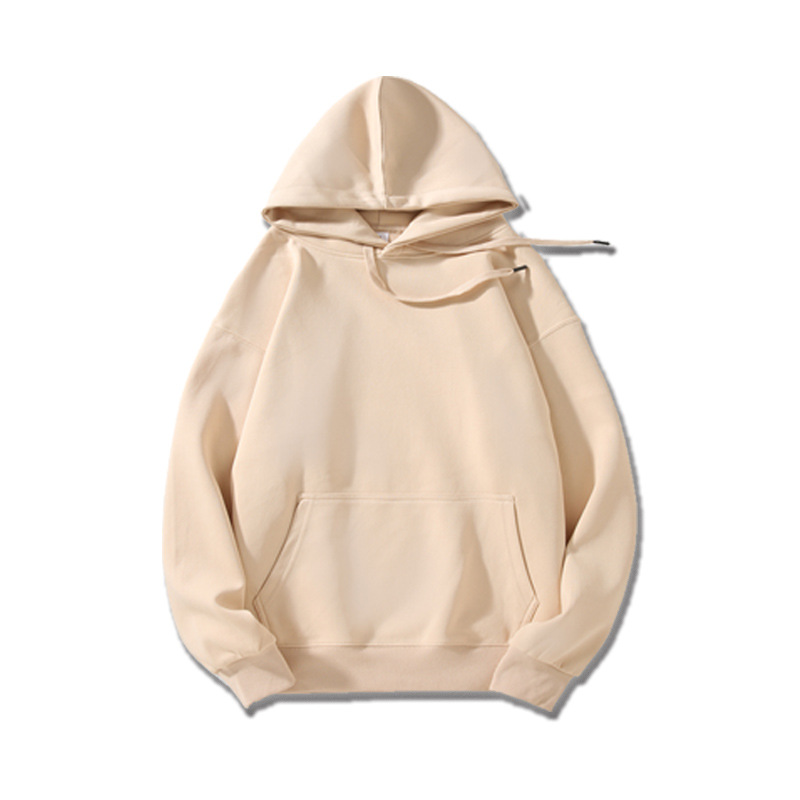 Cross-border autumn and winter men's and women's loose, off-the-shoulder, hooded, pullover hoodies, class uniforms, work activity uniforms. Please provide your designs and print logos for wholesale full figure