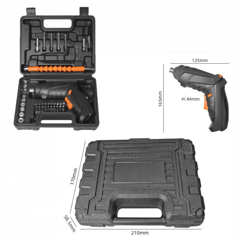 Multi-functional handheld rechargeable electric screwdriver, hand impact drill, electric drill Specification image