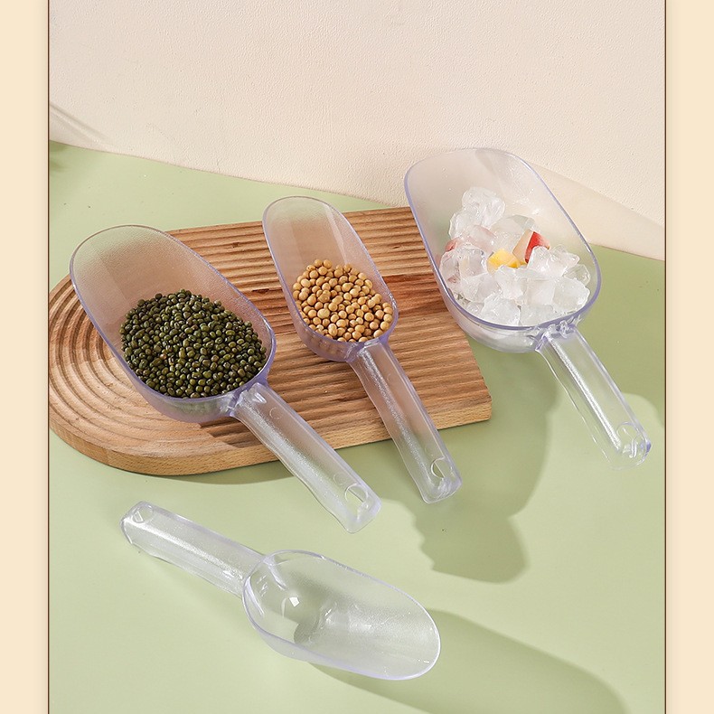 冰铲谷物铲商用茶叶杂粮面粉带柄加厚PS塑料铲制冰机冰块多用食品