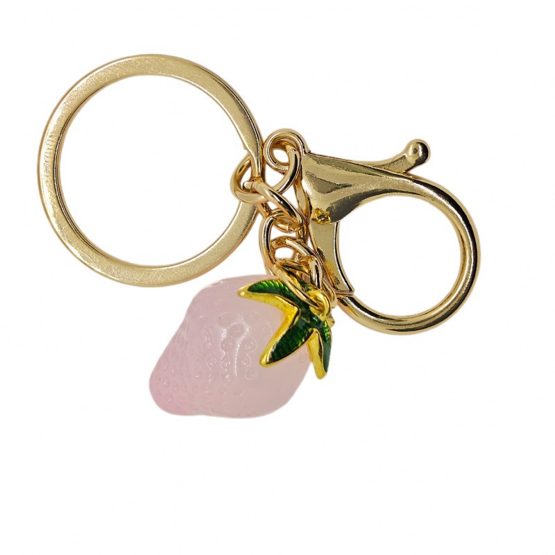 Starfish element DIY willow nail accessory, strawberry (apple) keychain, personalized bag, fashionable pendant Application Scenario