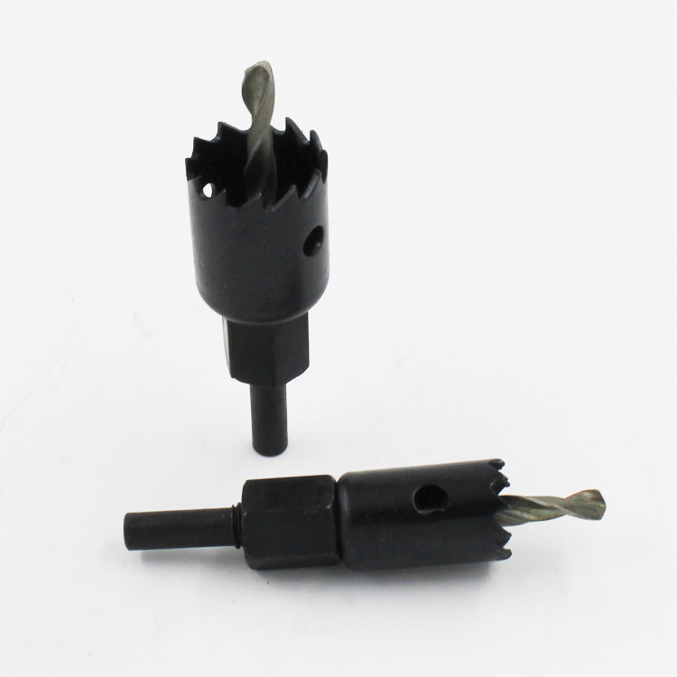 Bimetallic hole opener set, woodworking drill tool, gypsum board, plastic, iron plate drilling 16-21mm black Application Scenario