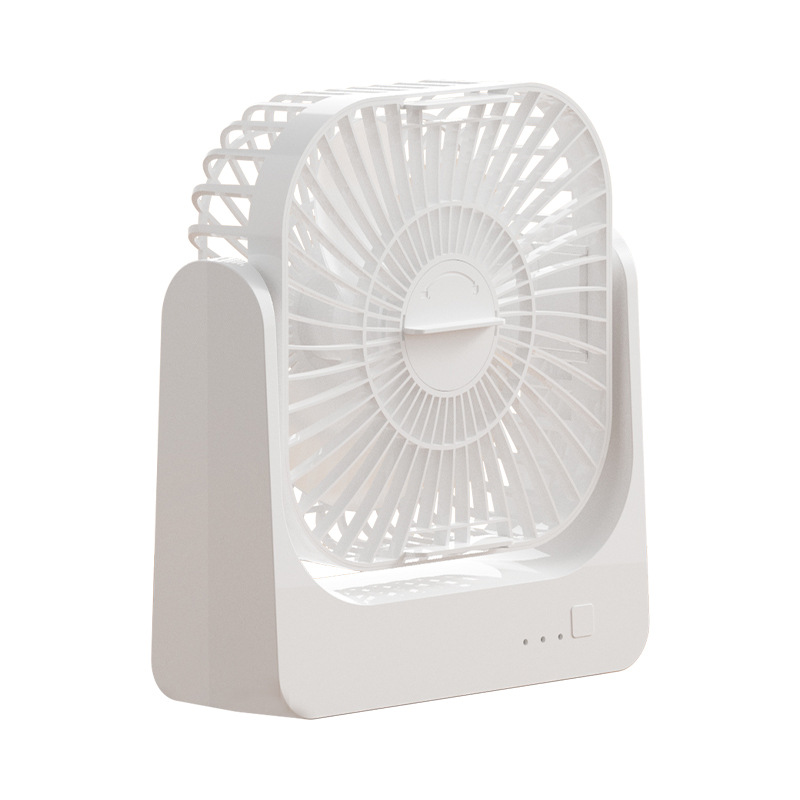 Cross-border foreign trade student charging desktop hanging fan, dormitory small fan, household electric fan C72 Item Picture