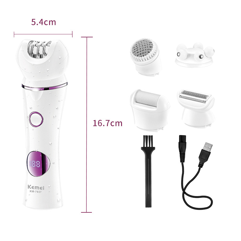 KEMEI /KEMEI nuevo afeitado multifunción 5 en 1 cuerpo completo LCD resistente al agua depilador digital suave Application Scenario