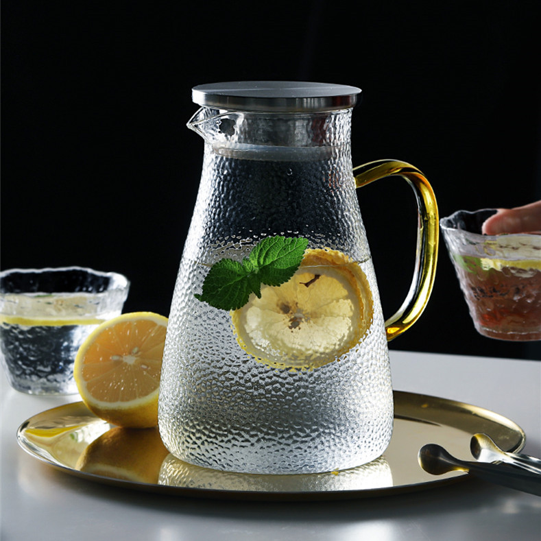 家用冷水壶大容量玻璃凉水壶白开水杯客厅装水扎壶茶壶套装
