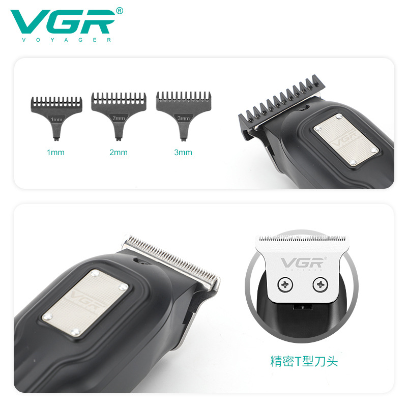 VGR918 Professional hair clipper, black digital display electric shaver for hair salons and barber shops, household electric clipper Application Scenario