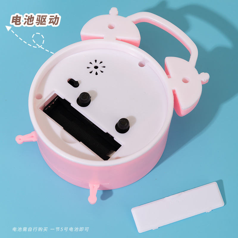 闹钟/挂钟/USB充电式小闹钟/闹钟时钟/时钟夜细节图