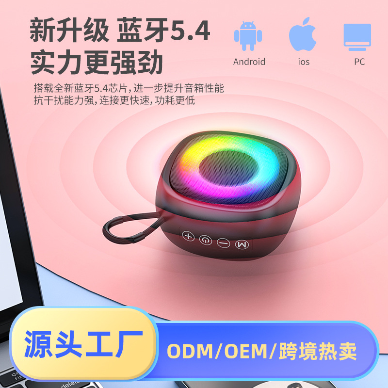 New cross-border Bluetooth speaker, portable outdoor small home mini audio system, wireless portable subwoofer speaker Application Scenario