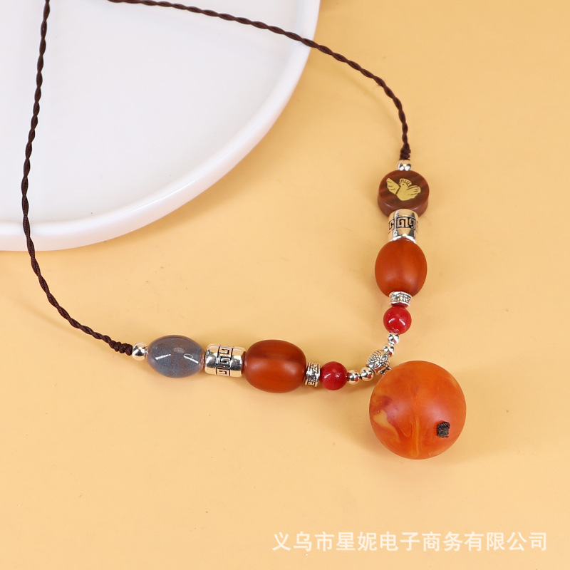 项链/珍珠项链/挂绳/首饰女短款优雅/经典项链产品图