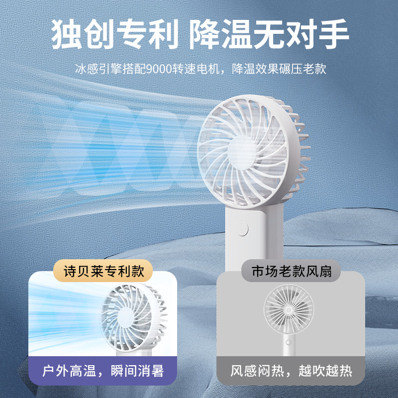 风扇/礼品小风扇/无叶风扇/桌面风扇/风扇学生挂脖户外产品图