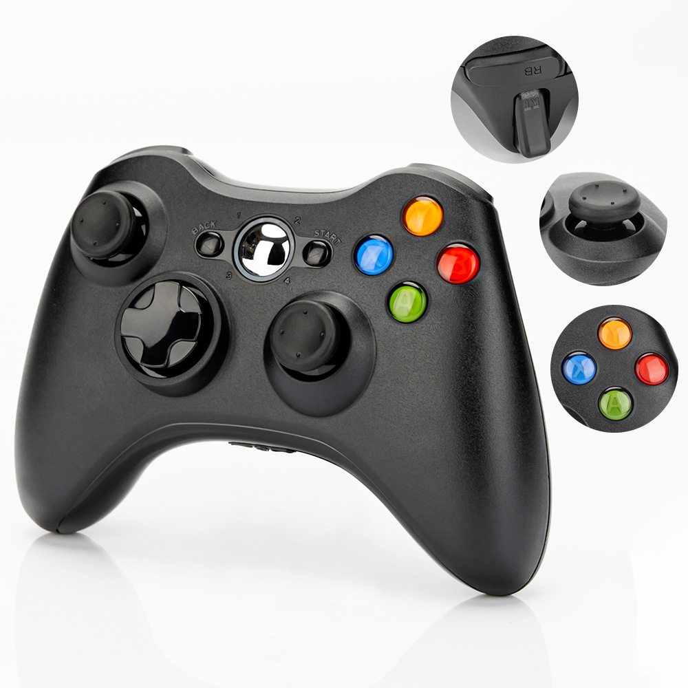 xbox360 Wireless gamepad XBOX 360 gamepad Dual-motor dual-vibration XBOX 360 gamepad Specification image