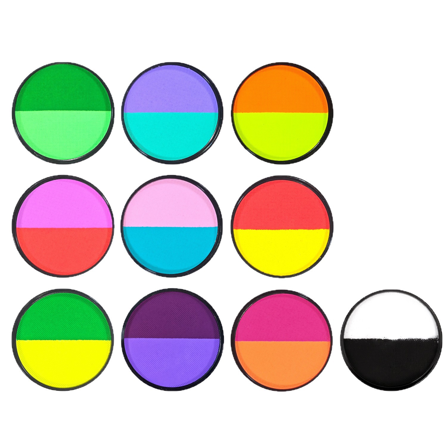 Face color Halloween painting, two-color drama watercolor, body oil paint, face painting, water-soluble face color manufacturer wholesale Item Picture