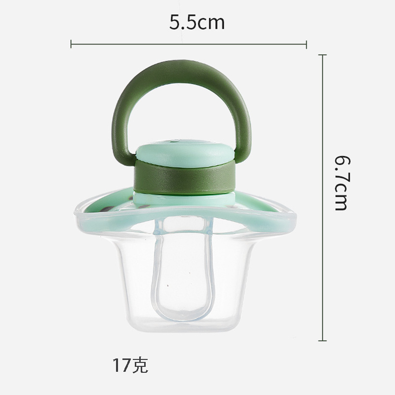 Baby pacifier, super soft and soothing type, mimics breast milk for newborns, silicone dust-proof for soothing babies to sleep details Picture