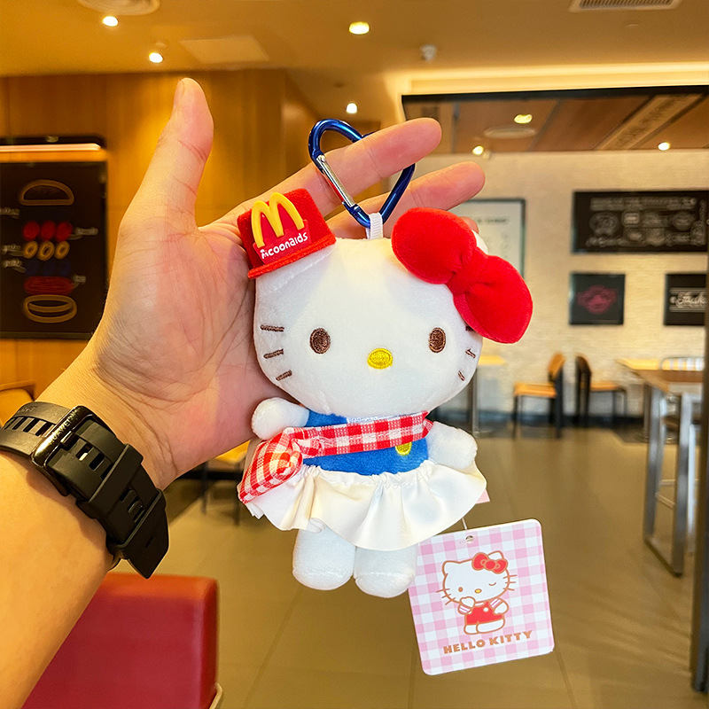 hellokitty small pendants, plush toys, keychains, dolls, backpack pendants, genuine Hello Kitty bag pendants details Picture
