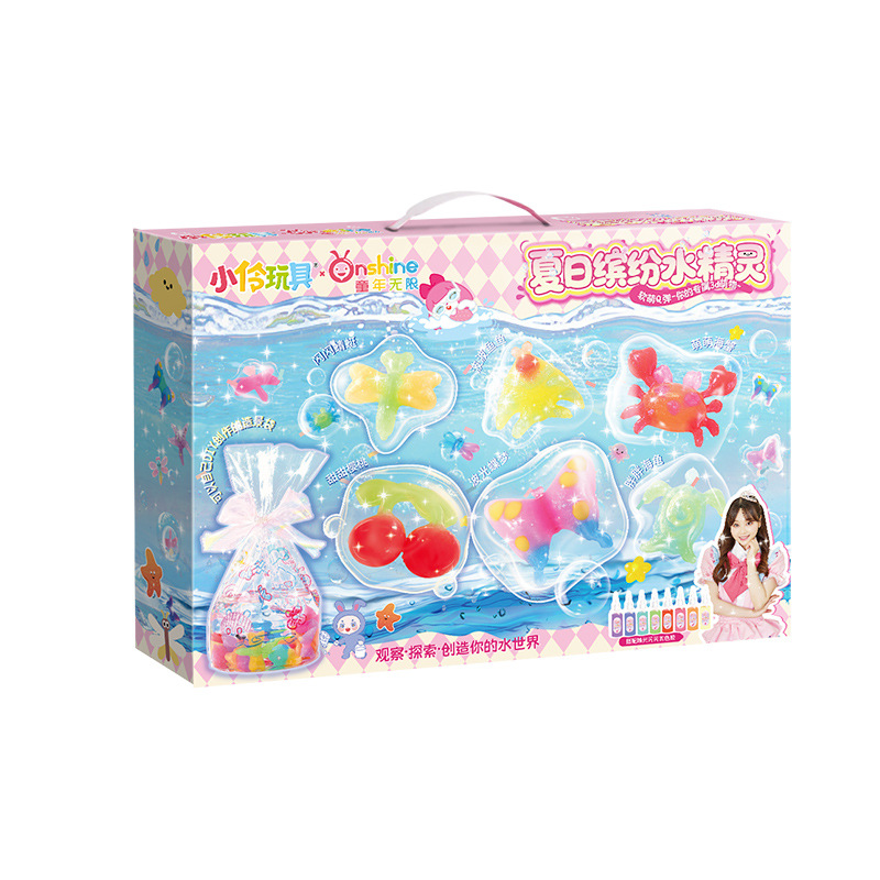 ONSHINE/ Infinite Childhood Summer Colorful Water Fairy Children's Handmade Toys Magic Water Baby DIY Toys Item Picture