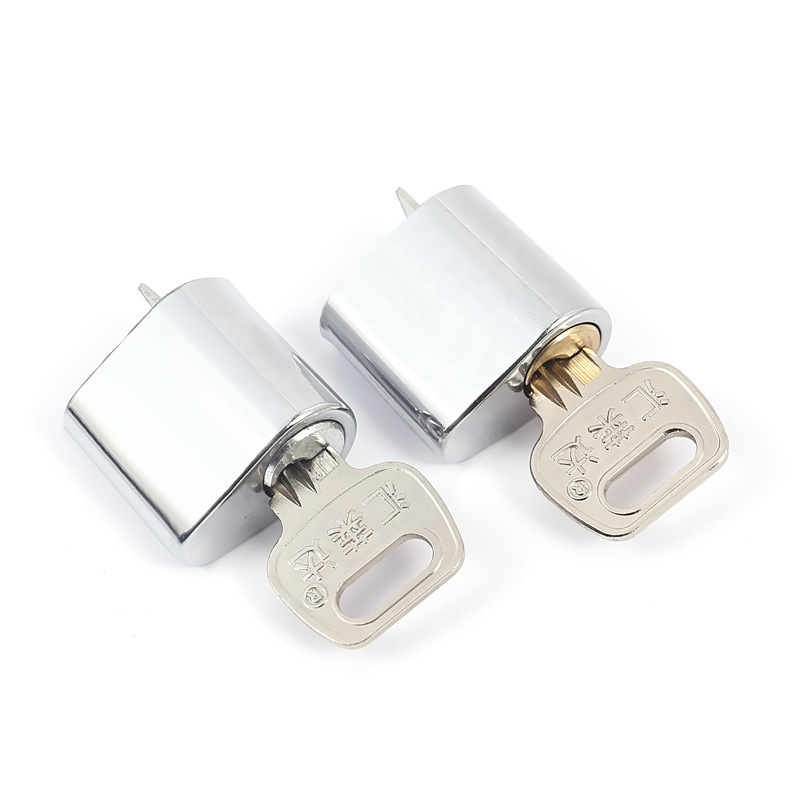 Fireproof door lock core, fire door lock core, pipe well lock, short lock core, safety door passage lock core, escape copper lock core Item Picture