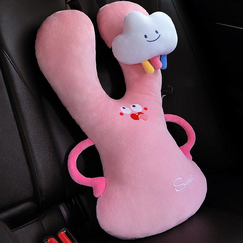 卡通Y车载抱睡枕柔软舒适车载好物男女适用冬季好物细节图