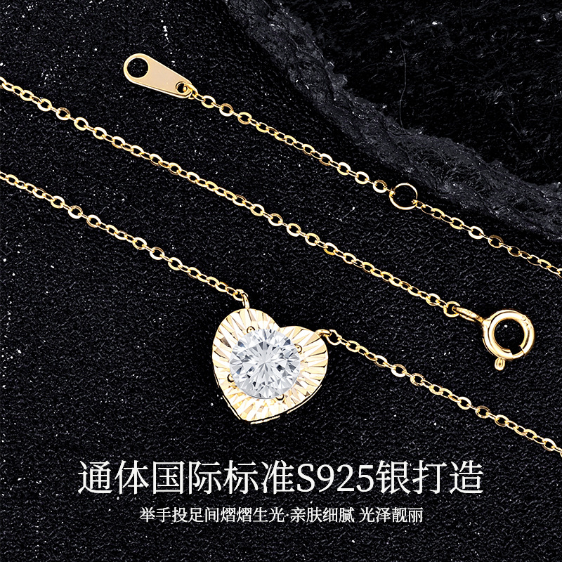 银饰/项链/金色链子/新款/珍珠产品图