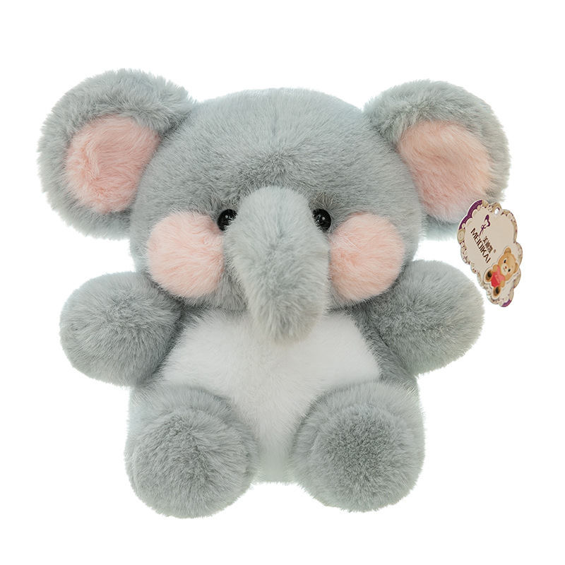 Authentic cute little Elephant plush toy, cute little elephant doll, soothing doll, a gift for girls and children Item Picture