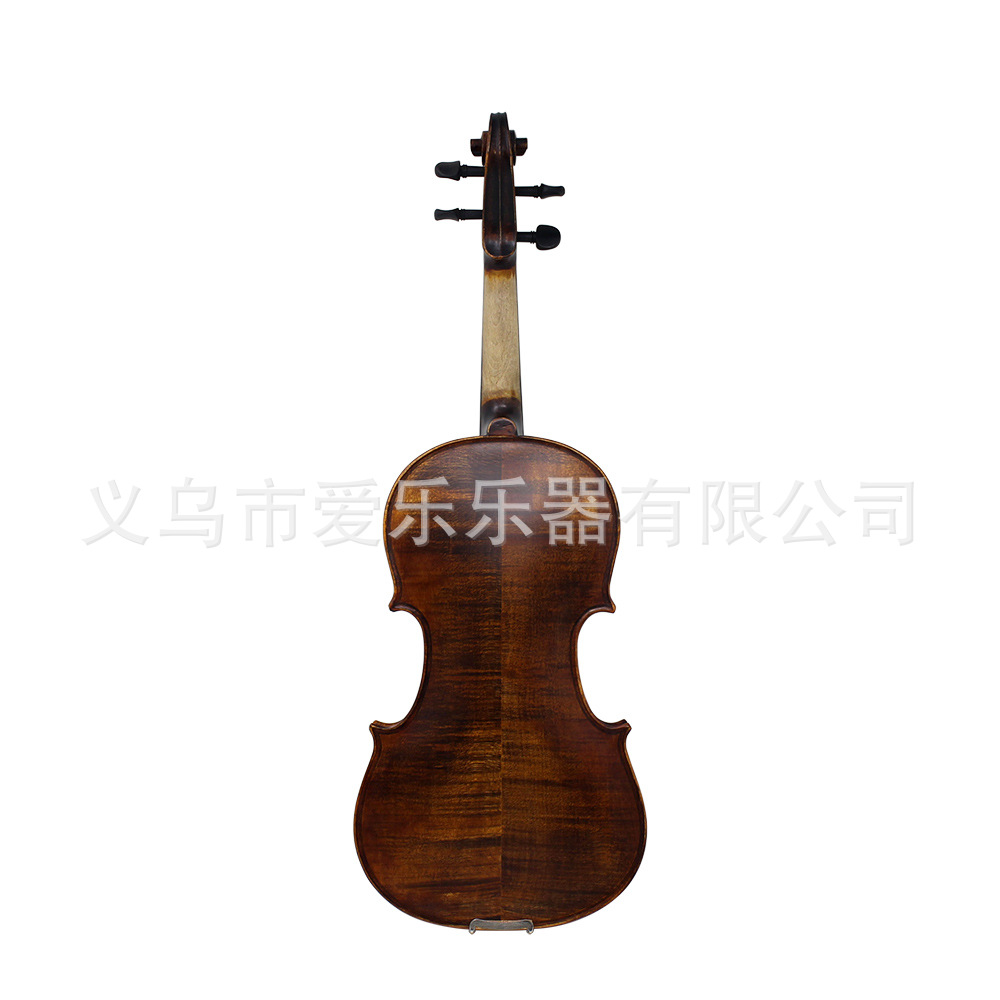 Violín hecho a mano matte 4/4 violín de color vintage para adultos profesional juego de violín de arce natural fabricante Specification image