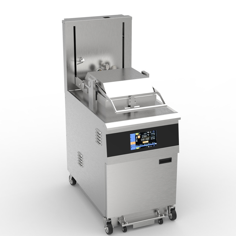 油炸炉电炸锅白底实物图