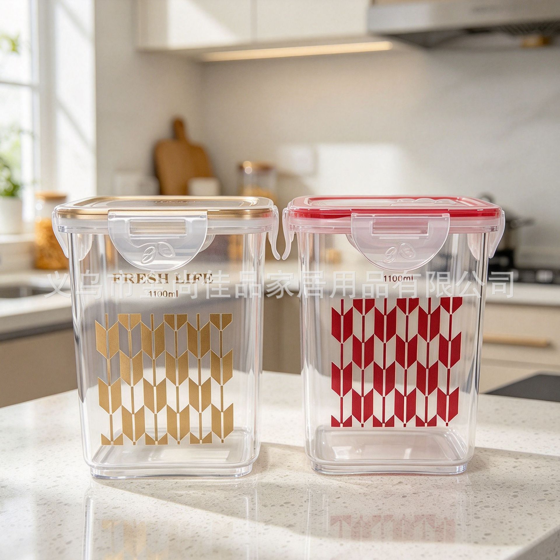 Multi-specification plastic sealed Storage jars for grains, snacks, kitchen storage, and food storage Specification image