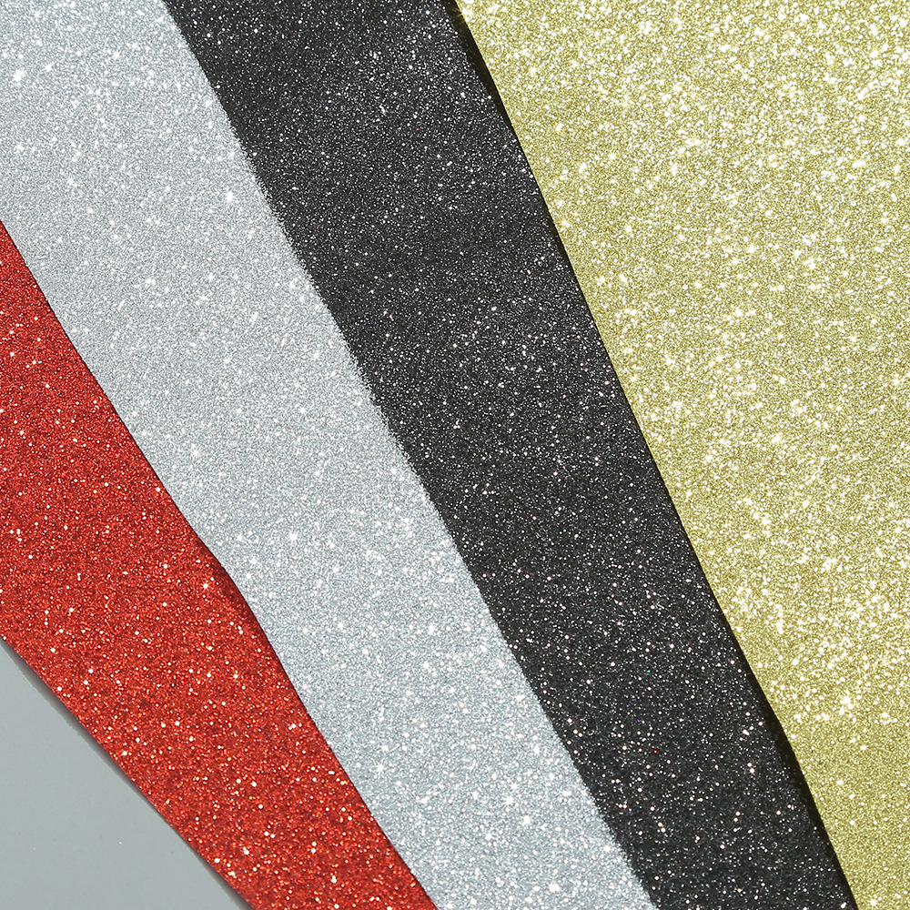In-stock glitter non-woven fabric, gold onion glitter powder decorative fabric, luggage fabric, diy handicraft materials