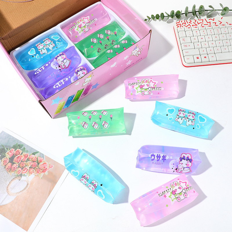 Douyin's same style water snake prank toy that can't be caught, stress-relieving large-sized flower rabbit, a popular Internet celebrity, is bored and can't hold the toy Specification image