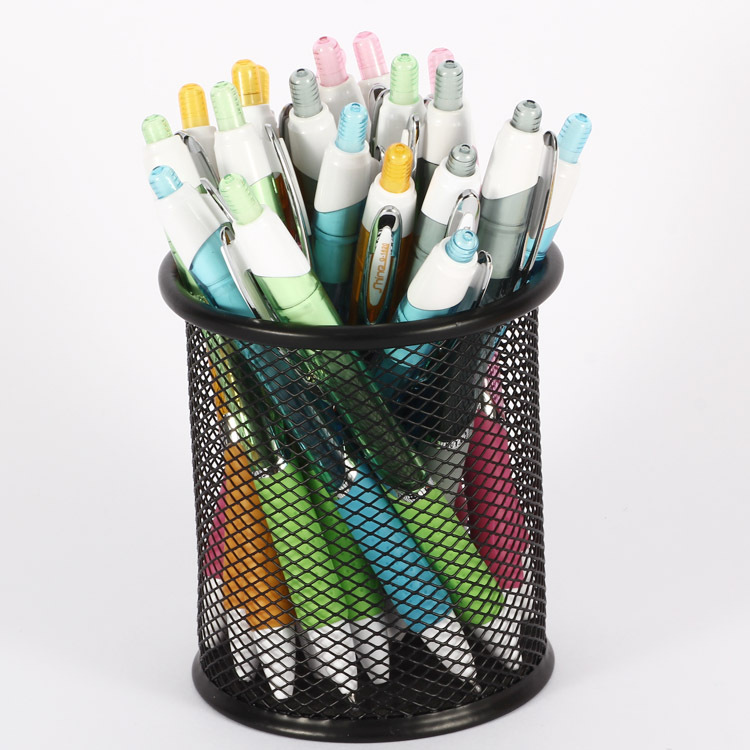 Colorful jumping gel pen, carbon pen, office gel signature pen, 1620 semi-metal pen, advertising promotion pen details Picture