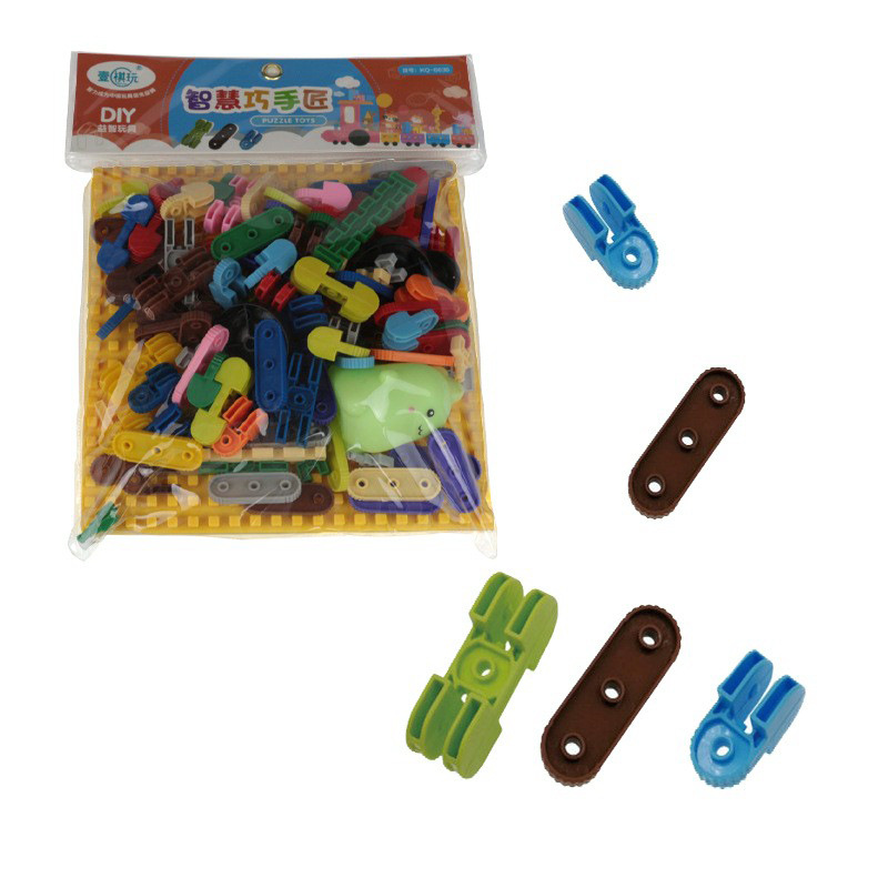 Children's multi-shaped freely combinable building blocks, storage building furniture, various shapes, brain-stimulating assembly DIY toys Application Scenario