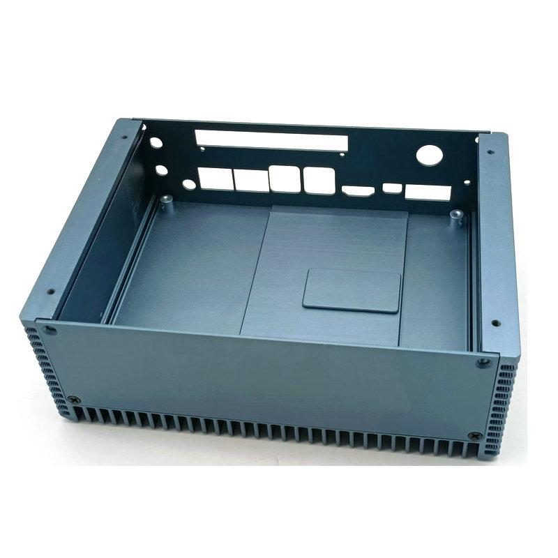 Fanless computer mainframe aluminum shell custom CNC processing industrial equipment controller aluminum profile shell chassis Item Picture