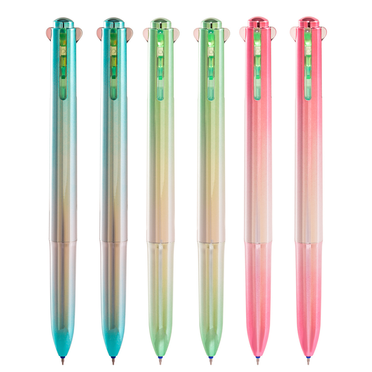 Weiya Hui Metallic Texture Gel Pen 23218 Four-in-one Gel Pen ST Multi-color Gel Pen wholesale Item Picture
