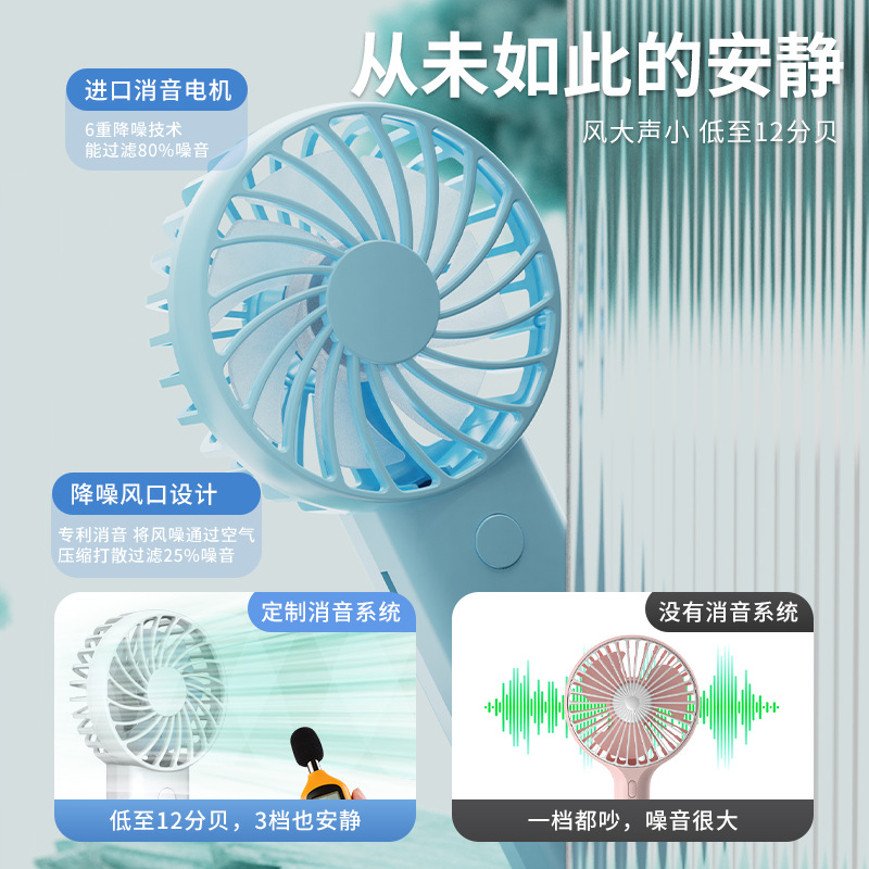风扇/礼品小风扇/无叶风扇/桌面风扇/风扇学生挂脖户外细节图