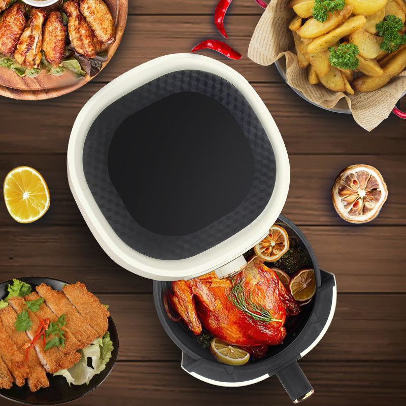 German Gemet air fryer, multi-functional household fryer, 7L large capacity, new rotary knob electric oven, electric fryer details Picture