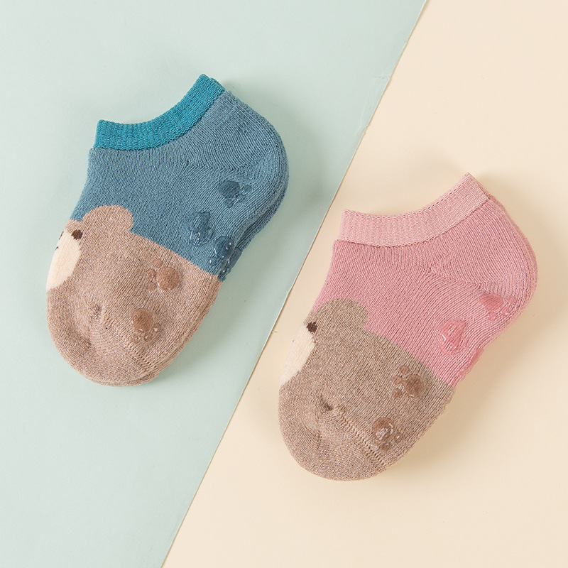 22年秋冬儿童袜套宝宝加厚毛圈减震防滑袜套家居地板袜 定制