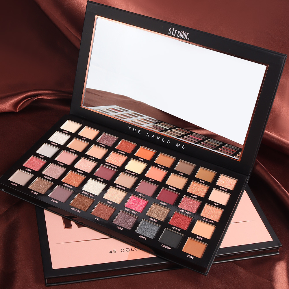 s.f.rcolor全套纸本眼影盘跨境哑光儿童舞台彩妆化妆师专用调色