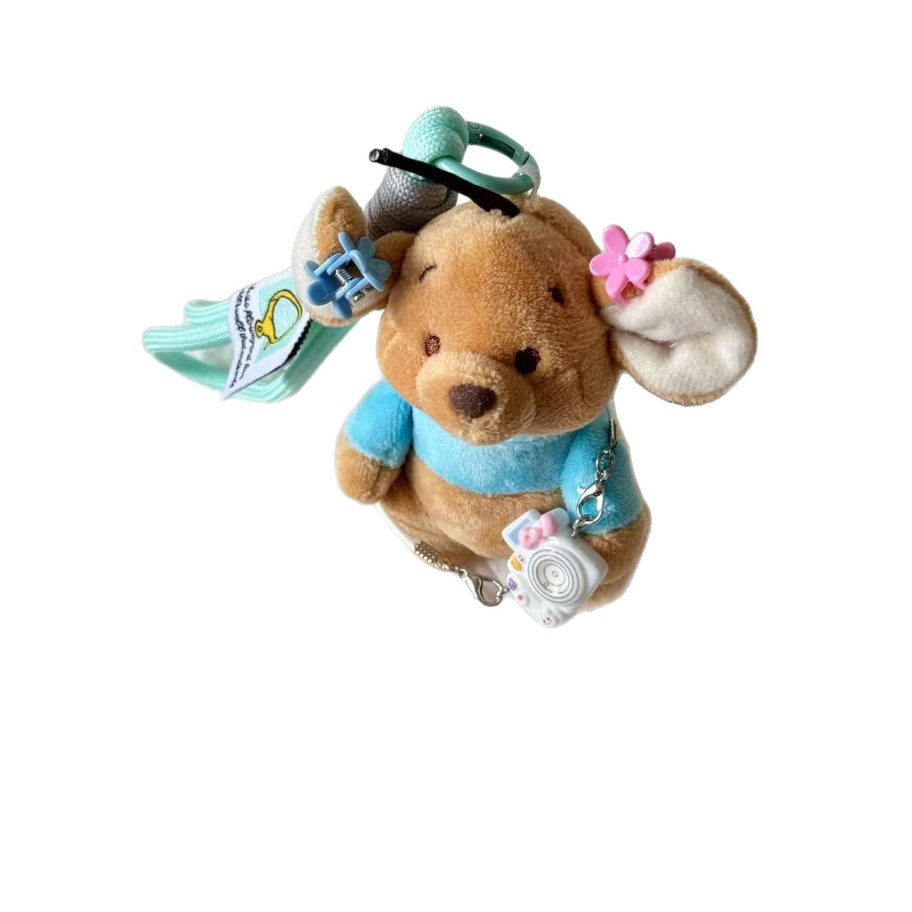 Garden Little Bean Little Kangaroo Pendant Keychain Plush Toy Gift Cartoon Cute same style Little Bean Doll Pendant Item Picture