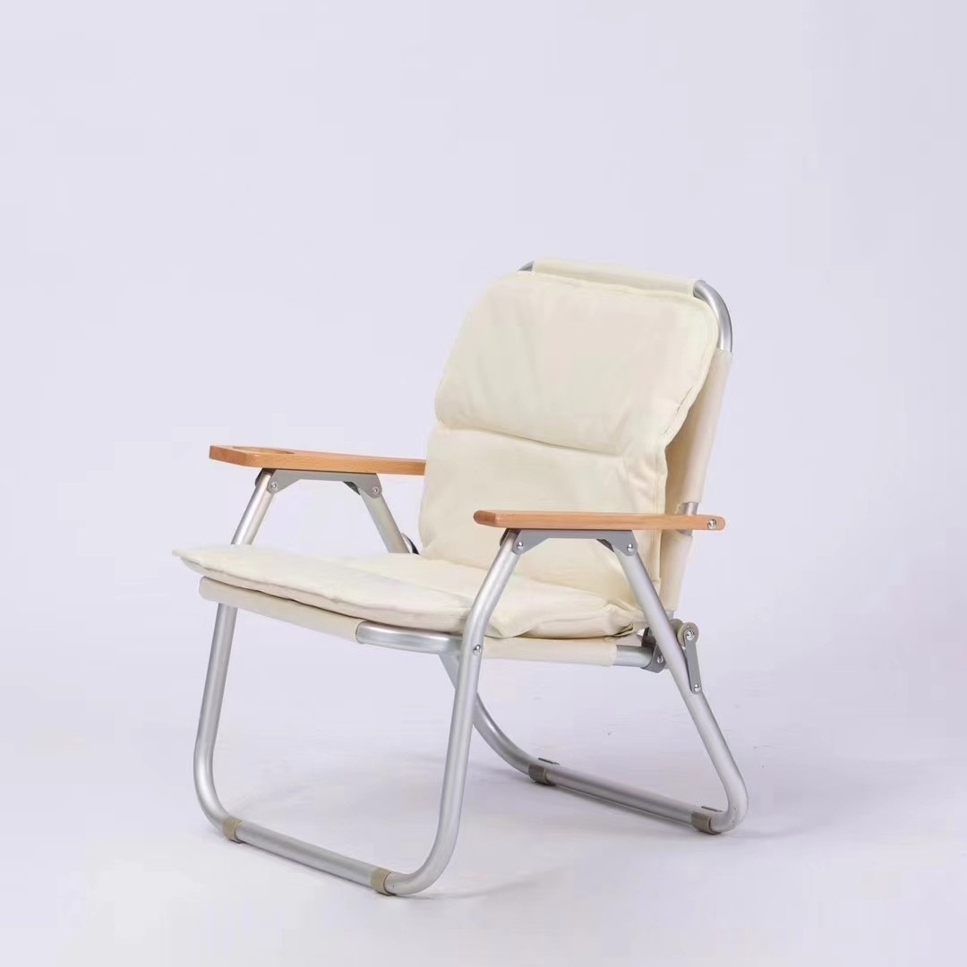 YEZHULIN户外露营折叠椅铝合金折叠双人椅子便携式靠背休闲椅